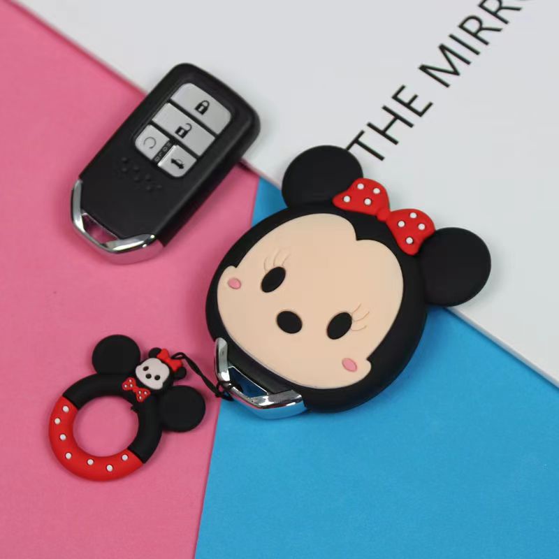 Case Kunci Mobil Desain Minnie Gantungan Konci Mobil Dengan Lanyard Eksklusif Untuk Honda