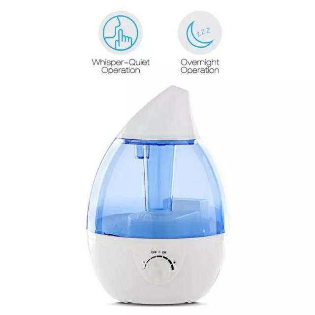 Humidifier Purifier Kapasitas Besar 2,5 L Liter Classic Drop Pelembab Udara Ruangan