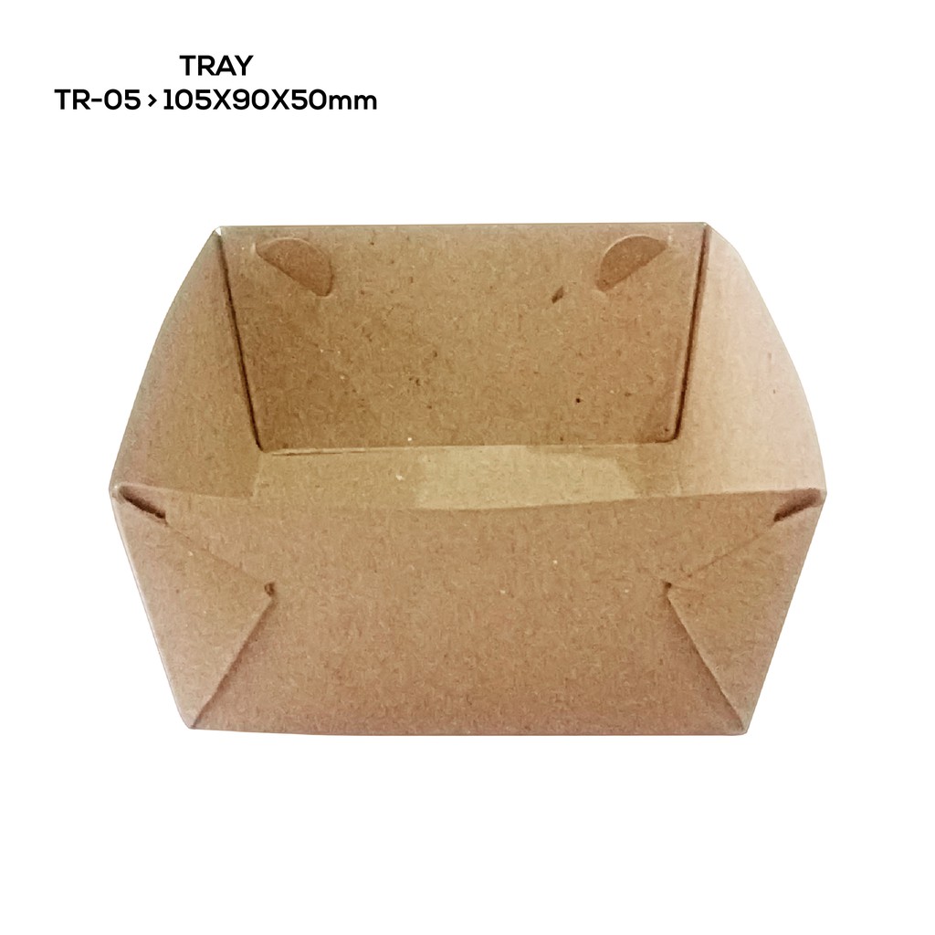 Paper Tray Bungkus Makanan Nampan (TR5K2-10.5X9X5 Cm)