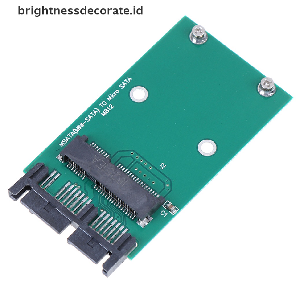 1 Pc Kartu Adapter Converter Mini PCIe PCI-e mSATA 3x5cm SSD To 1.8 &quot;Micro SATA