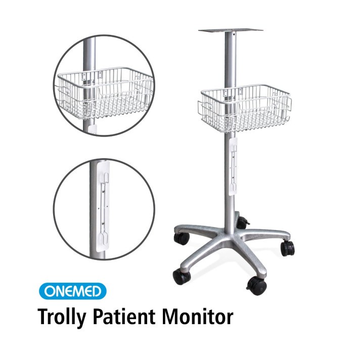 Trolly Pasien Monitor Indomed