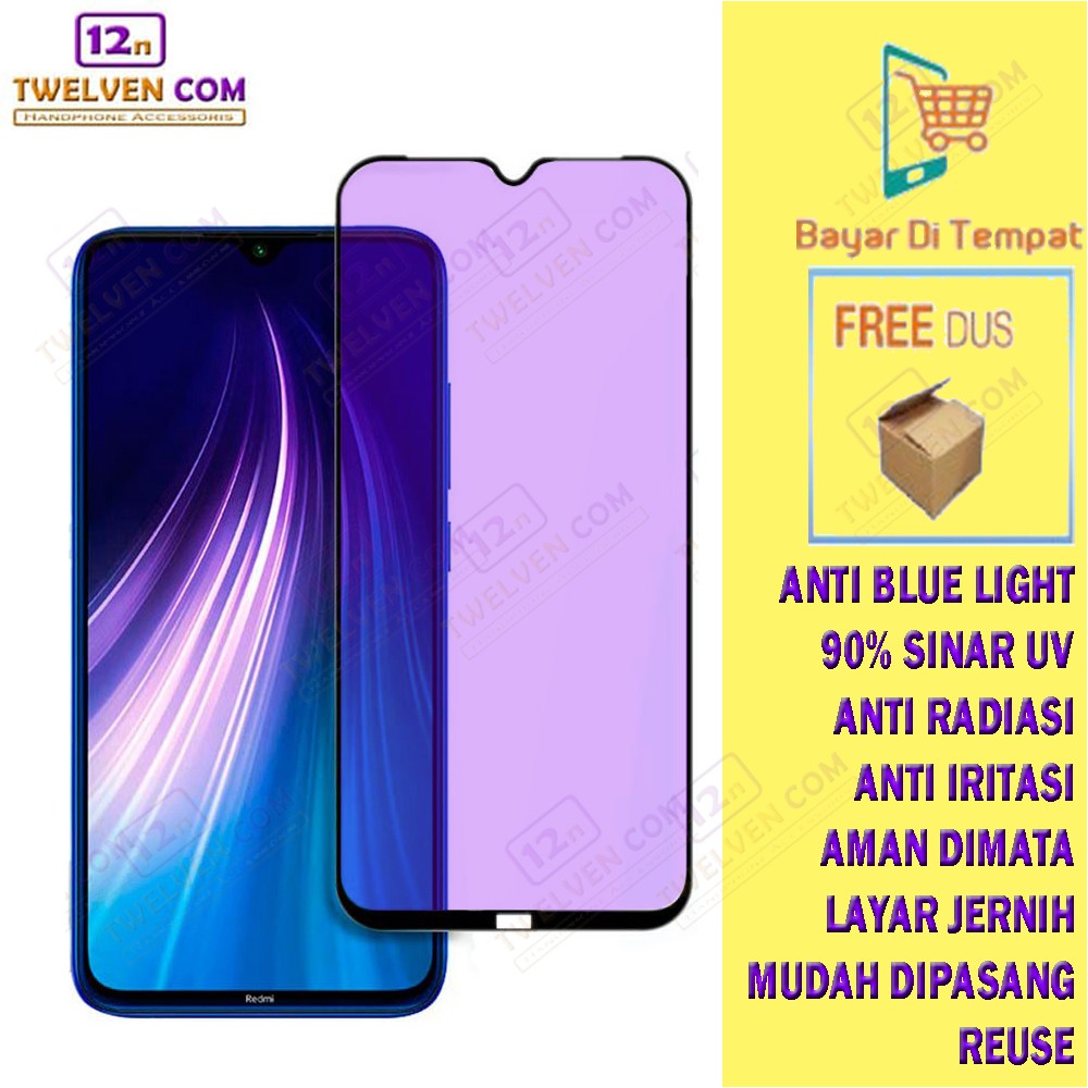 ANTI BLUE TEMPERED GLASS BLUE LIGHT Xiaomi Redmi Note 4 / Note 4x / Note 5 Pro / Note 5a / Note 5a Prime / Note 7 / Note 8 / Note 8 Pro / Note 9 / Note 9 Pro / Note 10 / Note 10s / Note 10 Pro / Note 10s / 10 5G / Note 11 / 11s / 11 Pro / 11 Pro+