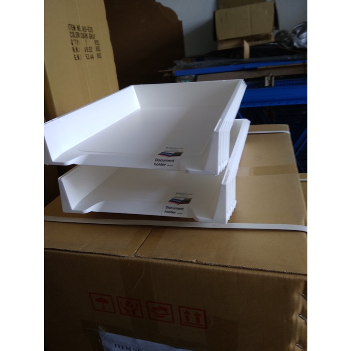 

File-Box- Livinbox Oa-2937 Papper Tray Tempat File Organaizer - Putih -Box-File.