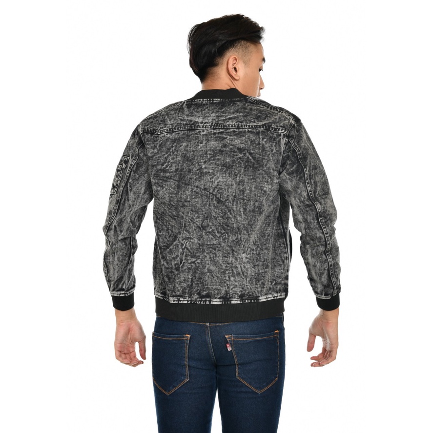 DELAUX STORE JAKET LEVIS / JEANS BOMBER PREMIUM SNOW BLACK / BLACK SANDWASH