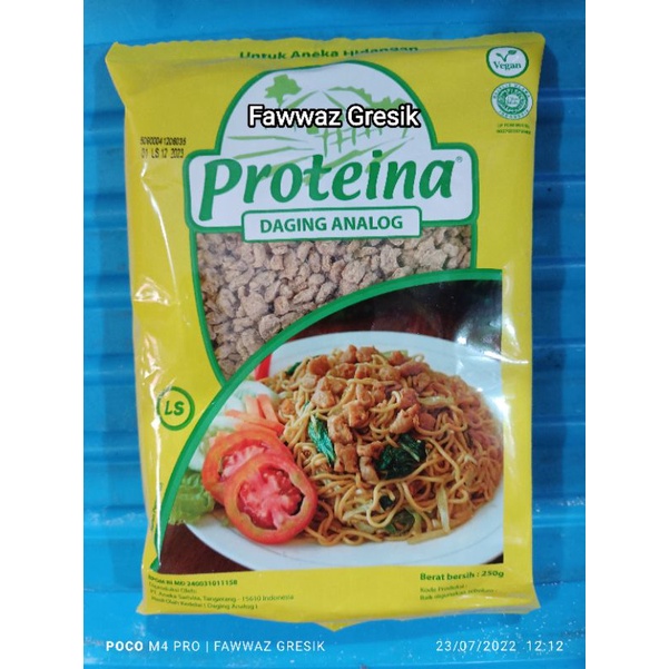 Proteina LS 250gr / Protein Daging Vegetarian / Daging Nabati / Vegan Meat / Plant Based Meat 250 gram