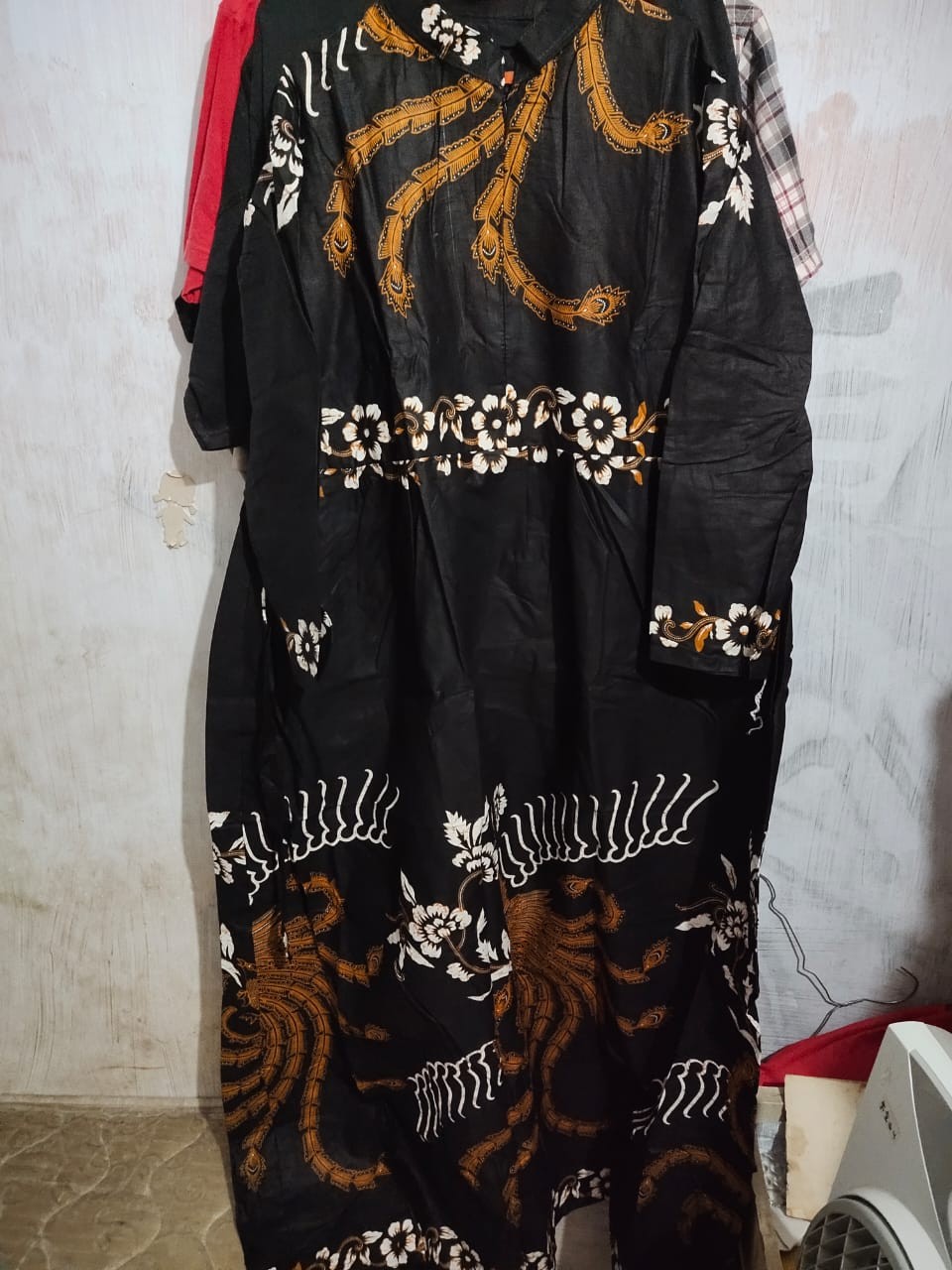 Gamis Batik Manggar, Padi,sekar,cantik,kubis,kipas,daun,kupu,
