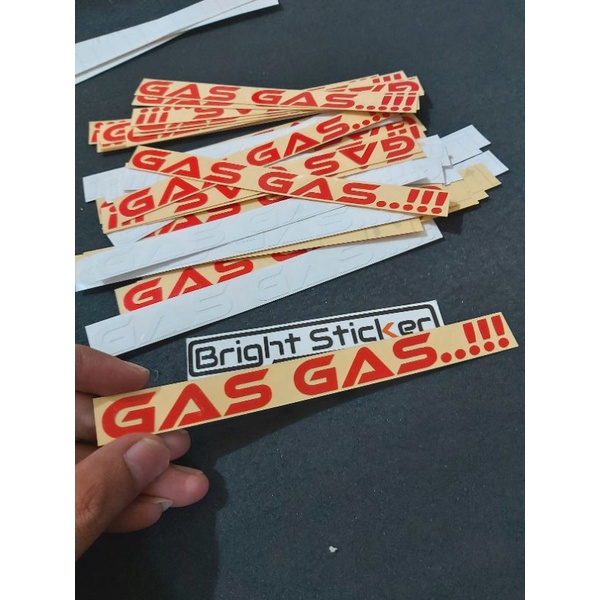 STICKER GAS GAS CUTTING