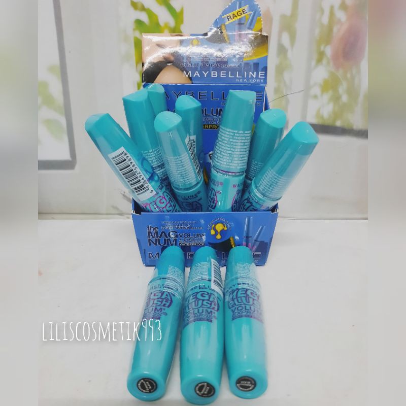 [ECER] MASCARA THE MAGNUM VOLUME Express Waterproof maybeliin kuning / hitam