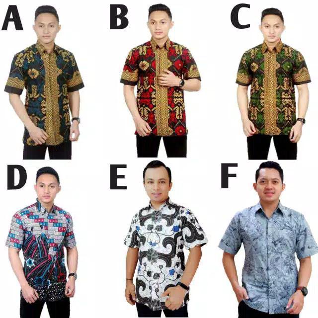 Batik Distro Seragam Murah | Hem Batik Lengan Pendek