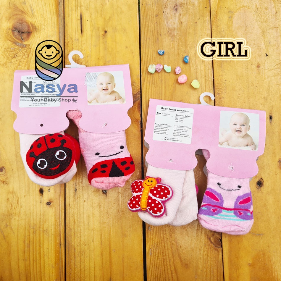 [C-027] Kaos Kaki Bayi Ukuran 0-6 bulan / kaos kaki karakter