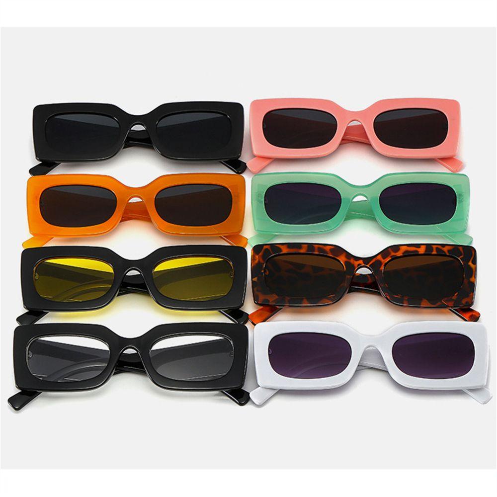 Lily Rectangle Sunglasses Kacamata Matahari Terbaru Bingkai Besar Hip Hop Square Sunglasses