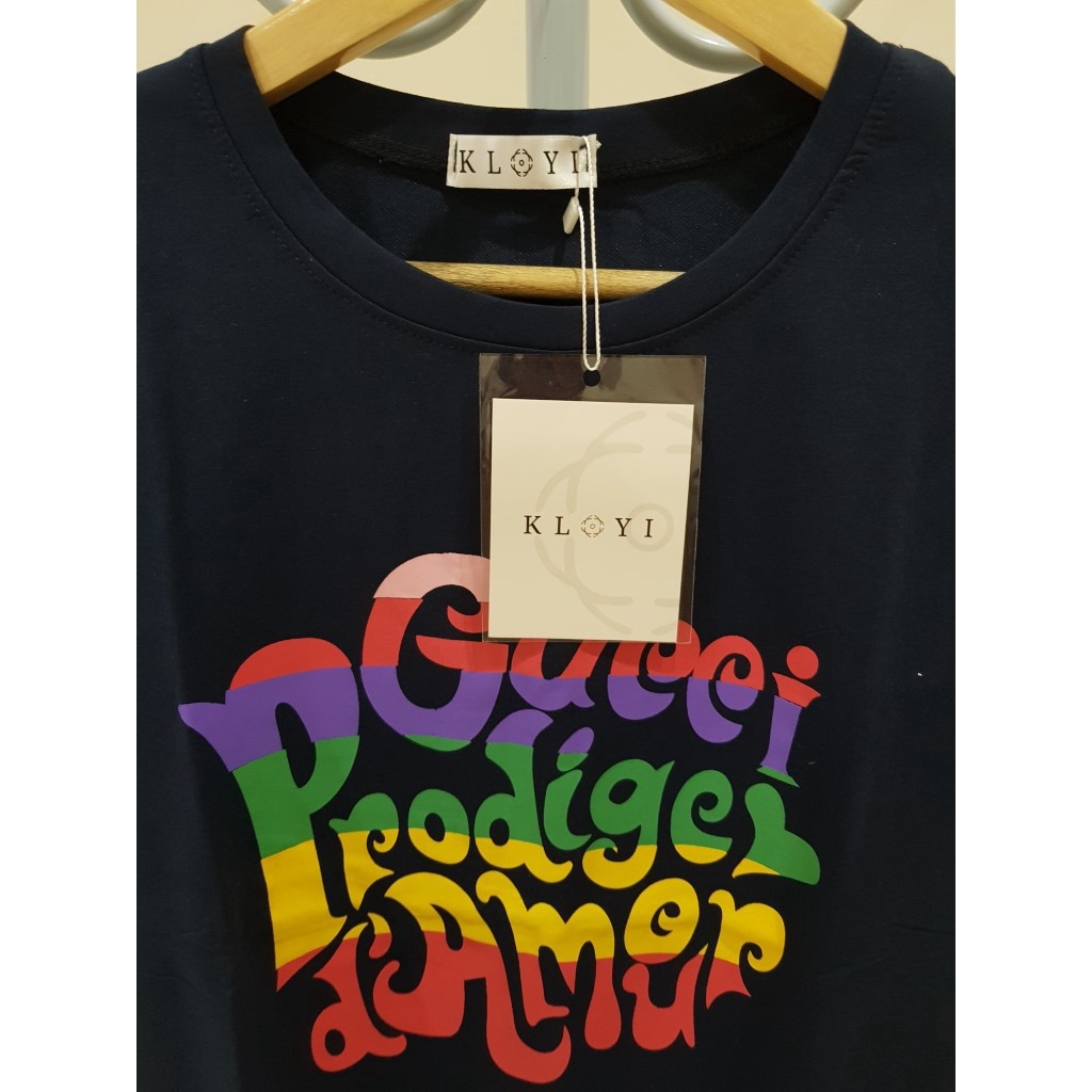 Kloyi Kaos Sablon Gucci Import Malaysia KL007