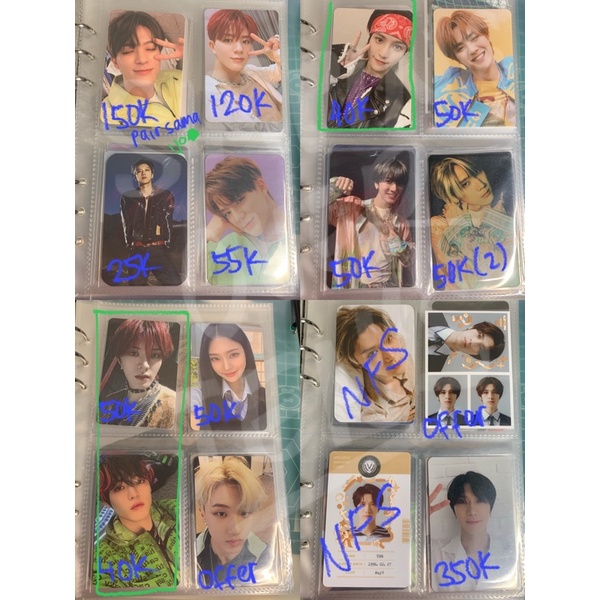 pc photocard jeno sg21 photopack future ten digipack chenle ten tincase sticker pb holiday yuta nct 
