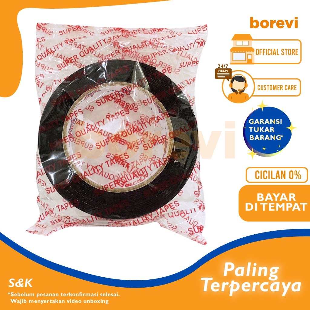 

ISOLASI DOUBLE TAPE - FOAM HIJAU 888 TAPE 24MM X 6Y