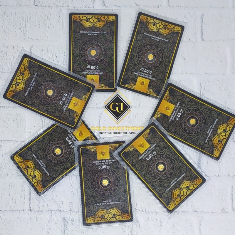 Emas Mini 0.05 gr, Mini Gold, Emas Mini Gold, Emas Asli, Emas Batangan, Emas 24 Karat