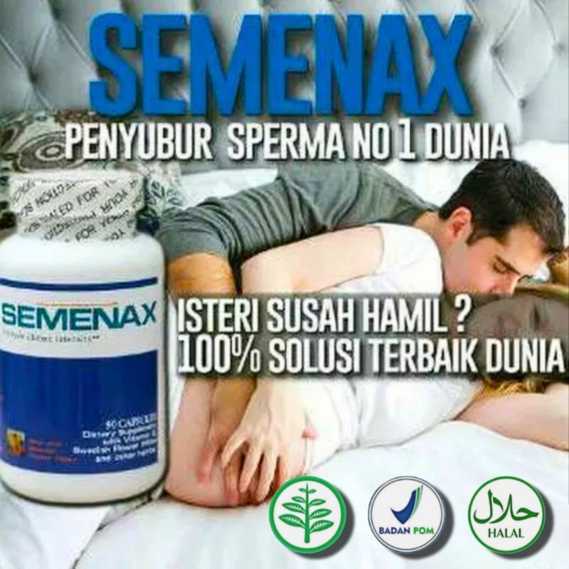 SEMENAX CAPSUL PENYUBUR SPERMA NO 1 BPOM ASLI ORIGINAL