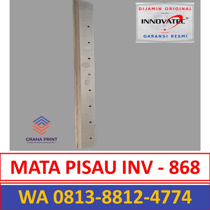 Mata Pisau Mesin Potong Kertas 868 INNOVATEC Pisau Pemotong Kertas 868