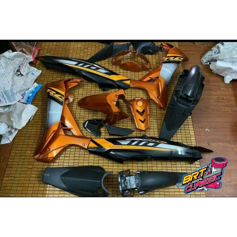 Murah cover body vega r new full set halus kasar kuning mas hitam NO STRIPING