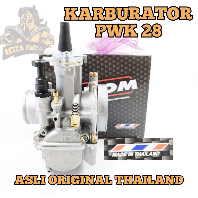 KARBURATOR CARBURATOR PWK 28 ASLI 100% ORIGINAL THAILAND KUALITAS MANTAP UNTUK SEMUA JENIS MOTOR