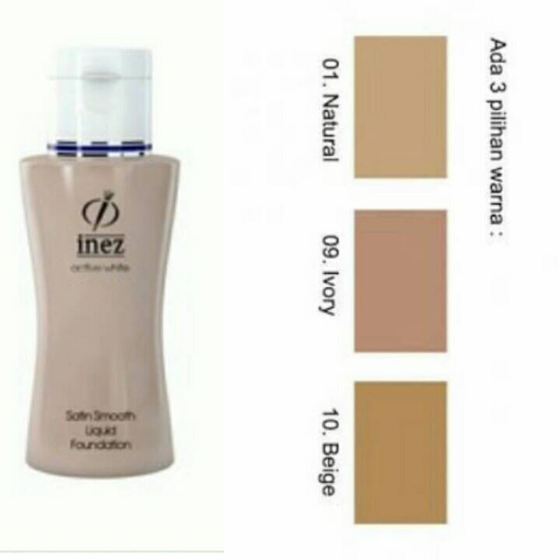 FOUNDATION INEZ SATIN SMOOTH LIQUID FOUNDATION