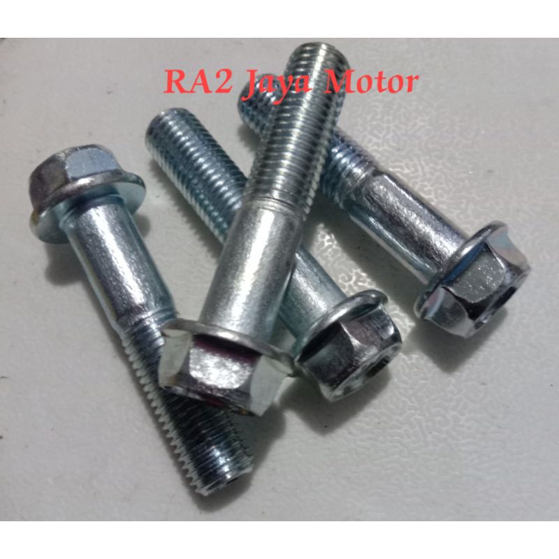 baut shockbreaker / baut knalpot matic M10x40 kunci 14 panjang 4cm