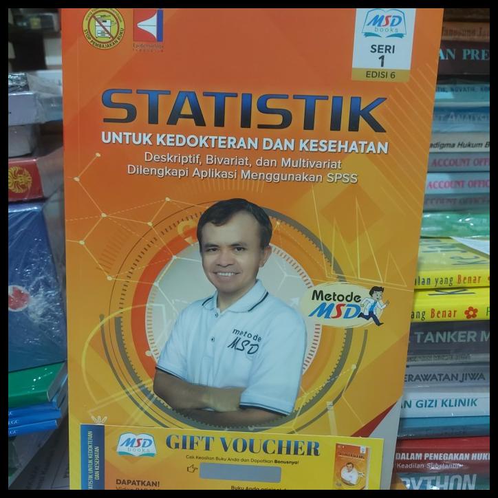 

TERBARUU!! Buku Statistik Kedokteran dan Kesehatan ed.6-Sopiyudin Dahlan TERLARIS