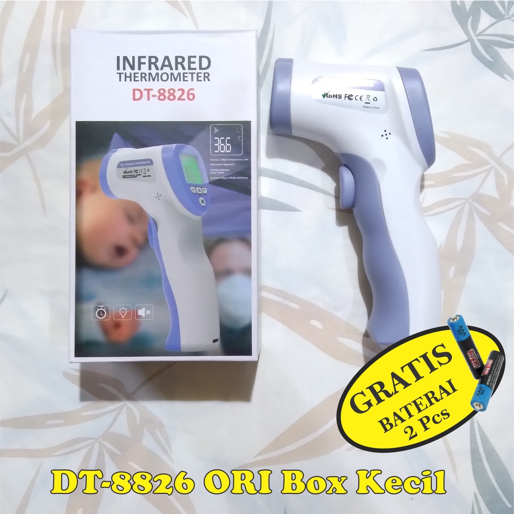 Thermometer Infrared ThermoGun Thermo Tembak Termo Non Contact