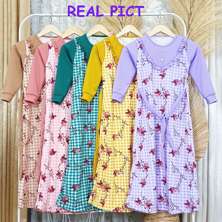 GAMIS DRESS ANAK METTA BUNGA 3-12tahun GL FASHION