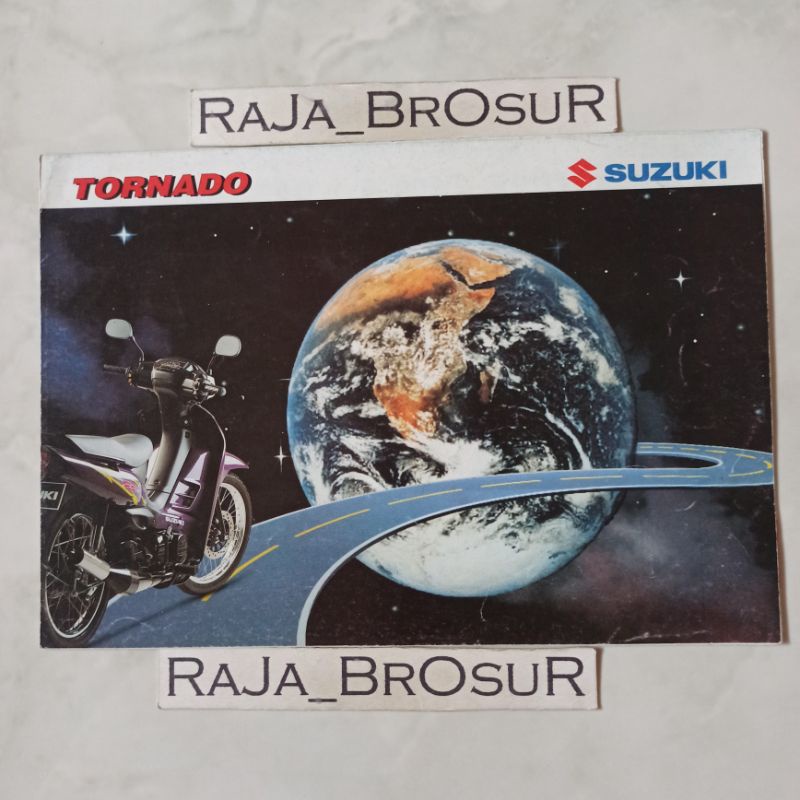 Poster brosur katalog leaflet jadul lawas Suzuki Tornado GS110 GS 110/Tornado GX100 GX 100 1996