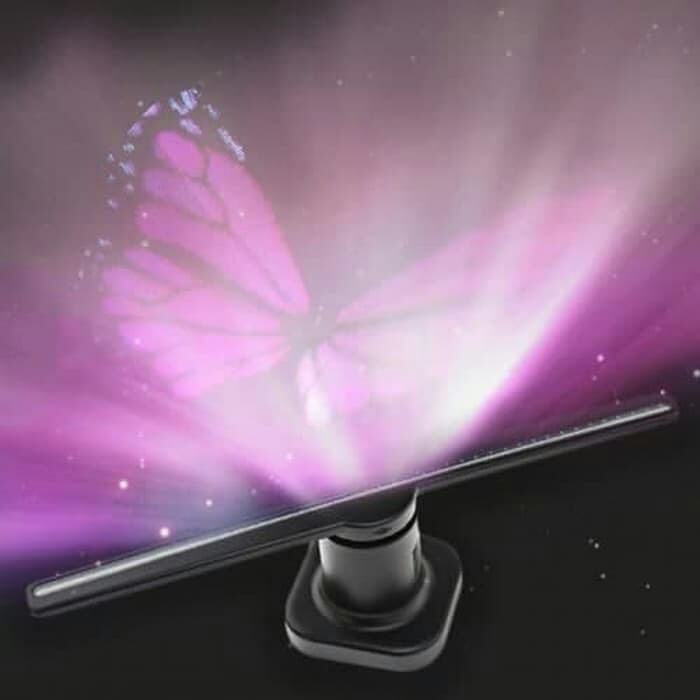 promo kualitas Kipas 3D Hologram LED murah keren terbatas