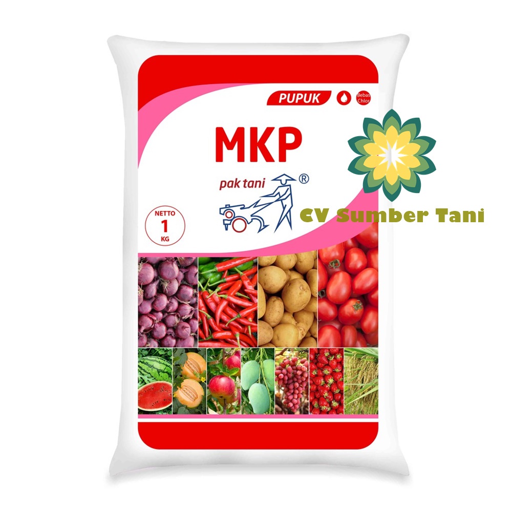 Pupuk MKP 1 kg Kristal Tanaman Padi Jagung Semangka Melon