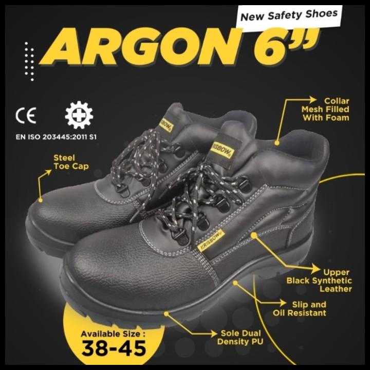Krisbow - Sepatu Safety / Sepatu Pengaman / Arrow 6 Inci