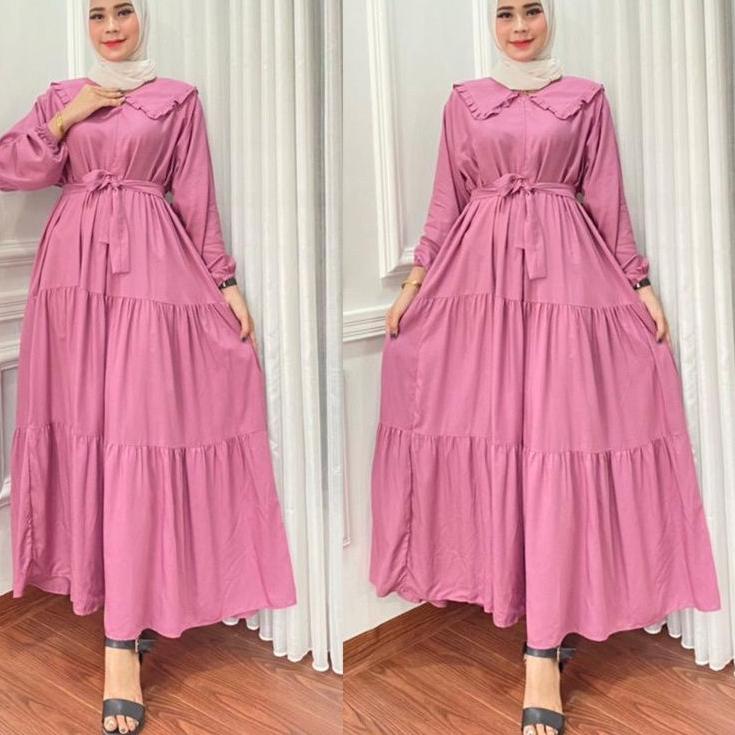 Terbagus.. GAMIS MIDI TERBARU 2022 // MIDI DRESS POLOS //  MAXI DRESS// GAMIS LEBARAN 2022 // MODEL 