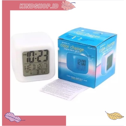 KINDSTORE❤ | MOODY CLOCK - LED COLOUR CHANGE DIGITAL ALARM CLOCK