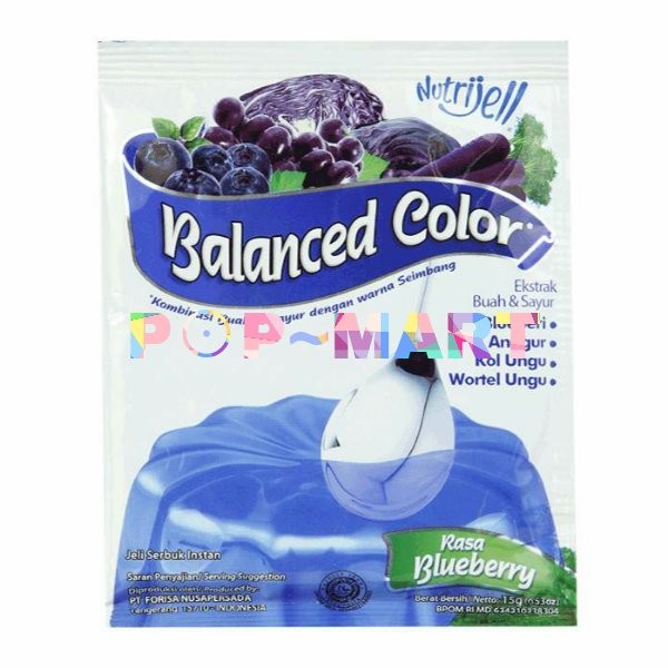 

Nutrijell Jelly Ballace Color Blue Berri 15Gr