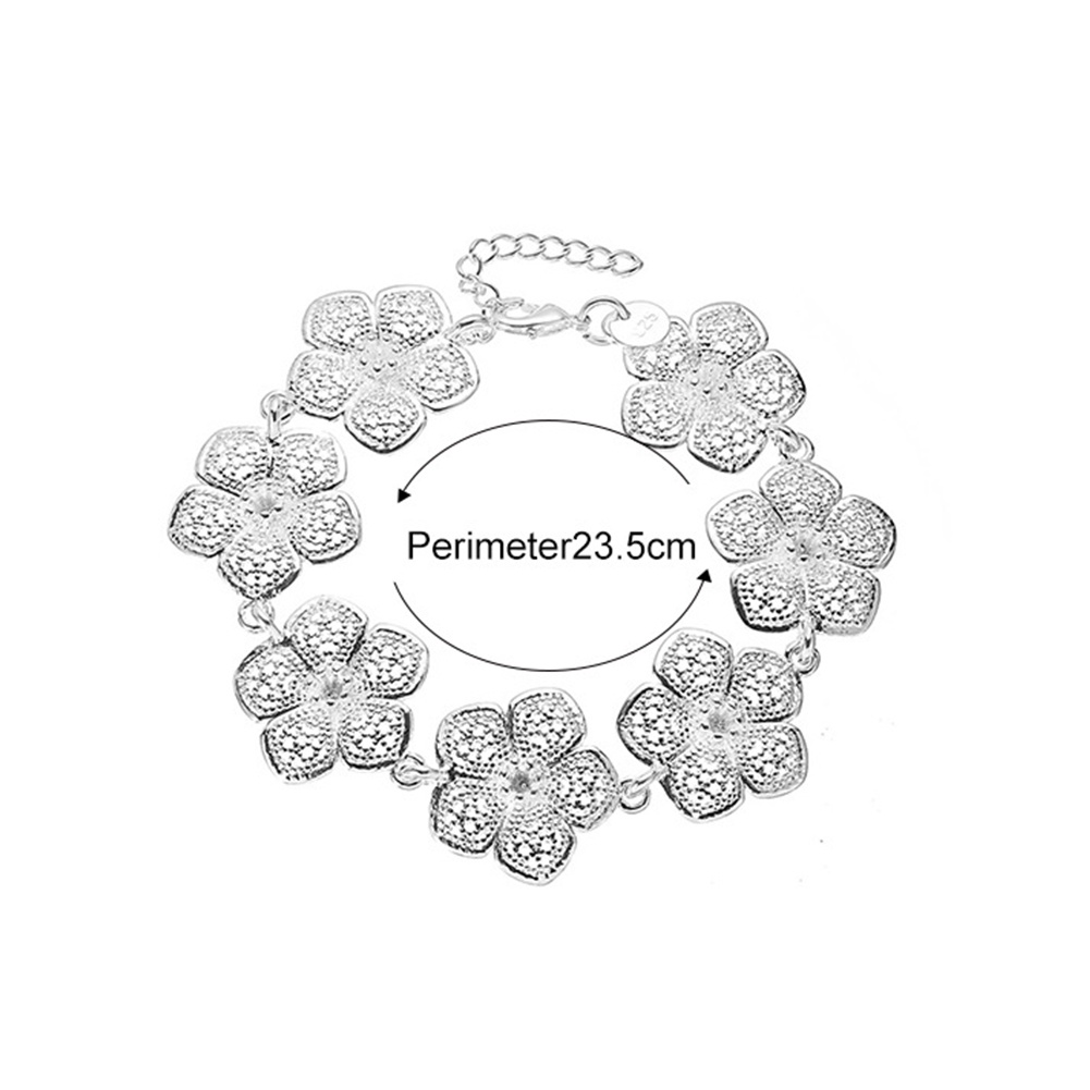 Hu Hu Hu Hu Hu Alat Bantu Pasang Kacamata♡ Gelang Tangan Rantai Wanita Desain Bunga Bauhinia Untuk Pesta Pernikahanhadiah