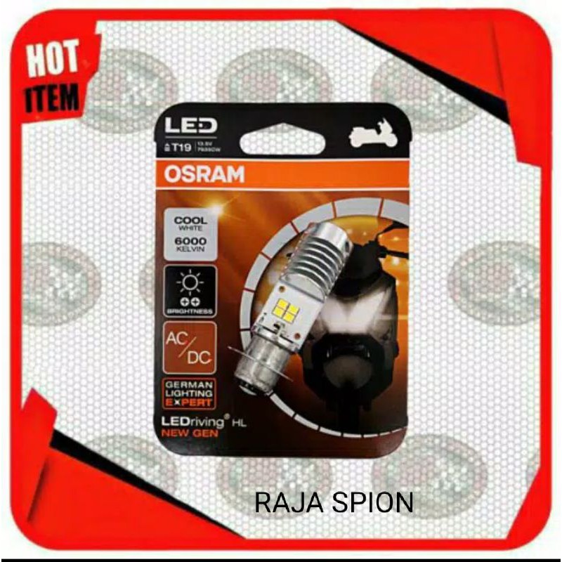 dop OSRAM LED K1 h6 buat motor matic dan bebek/dop k1 h6 ac DC osram model werace