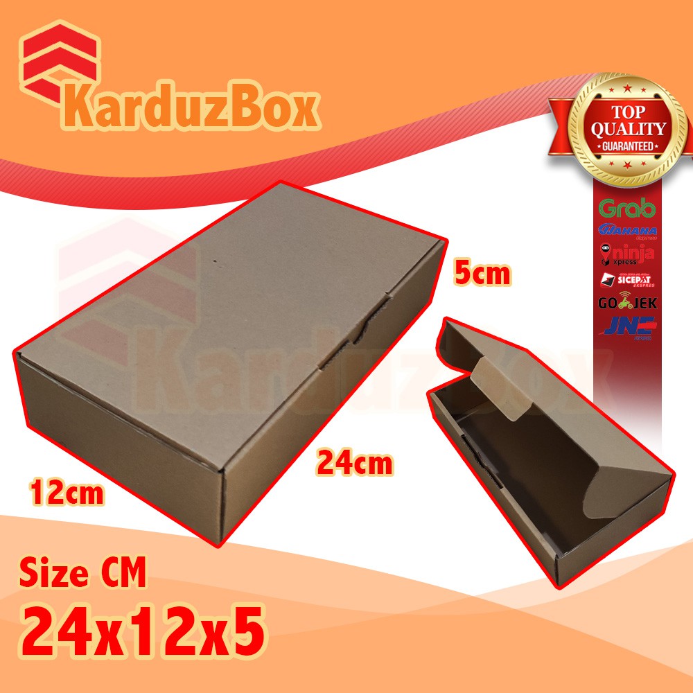 

24x12x5 kotak Kardus Packing Box Pizza, box hampers, box kado, kardus diecut polos