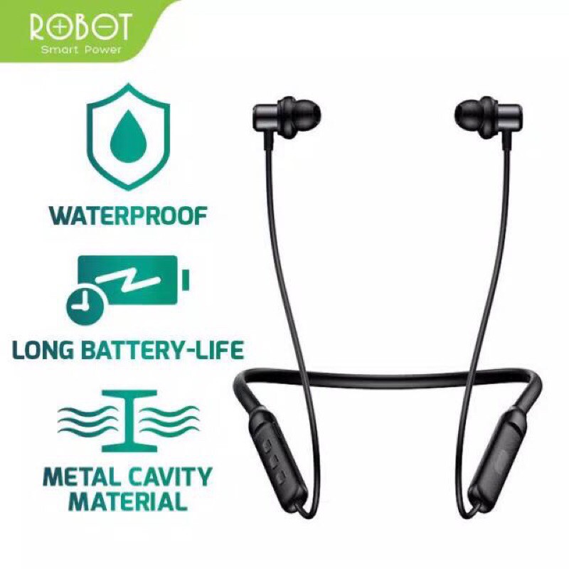 ROBOT Spirit N10 Bluetooth Wireless Headset Earphone Neck-Mounted Waterproof