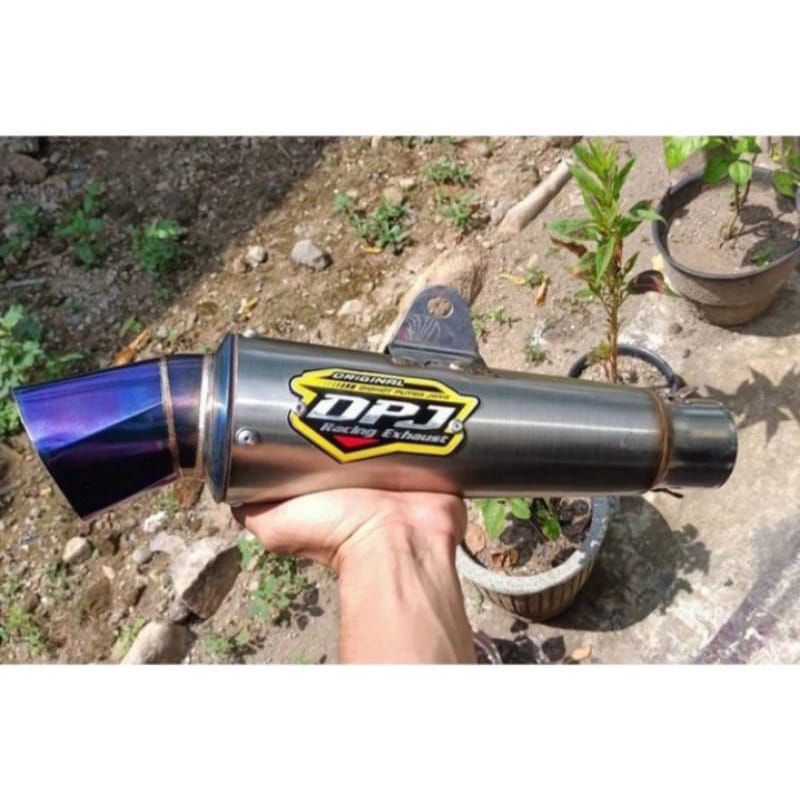 slincer knalpot dpj corong blu segi6