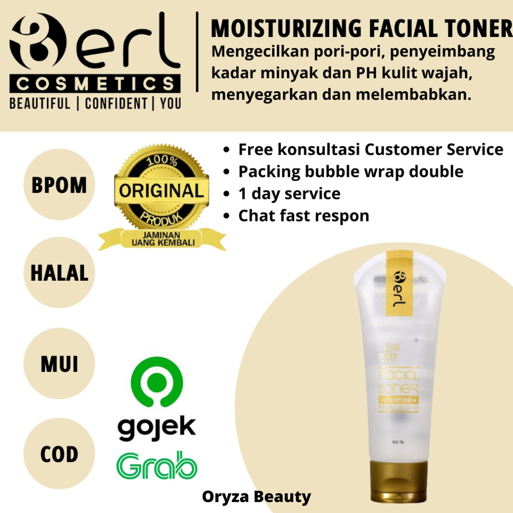 B Be erl Berl Cosmetic Facial Toner Intense Lightening Moisturizing Cosmetics Berlcosmetics