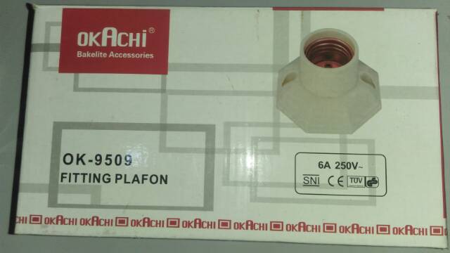 Fiting Plavon Segi 8 / Fitting piting  Plafon  /Fitting Lampu Plavon