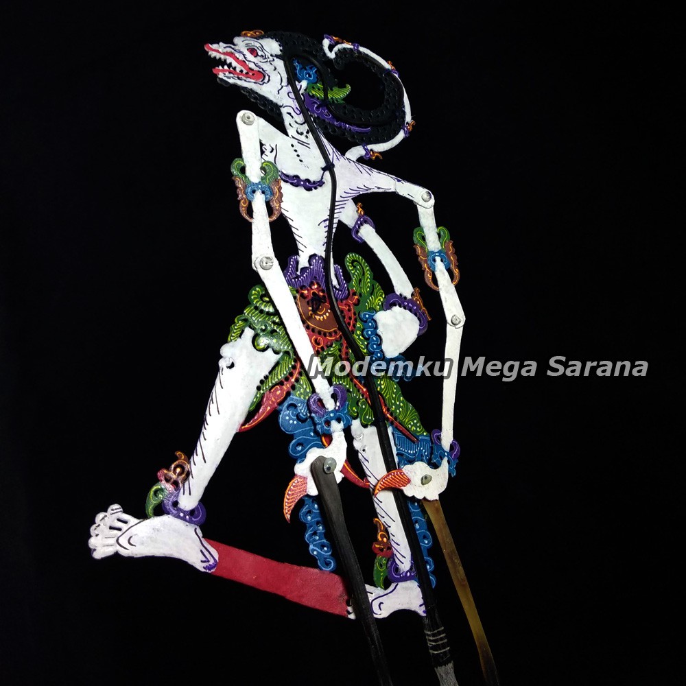 Souvenir Wayang Kulit Mini Caperan Super 20 Cm - Anoman Hanoman