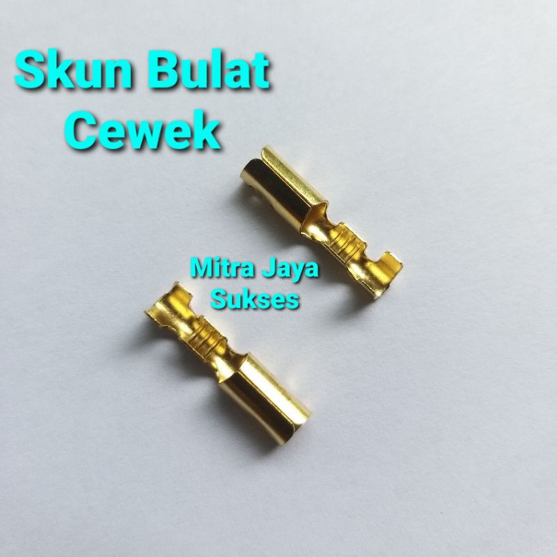 SKUN BULAT CEWEK Female Soket Kabel Motor Isi 100 Pcs