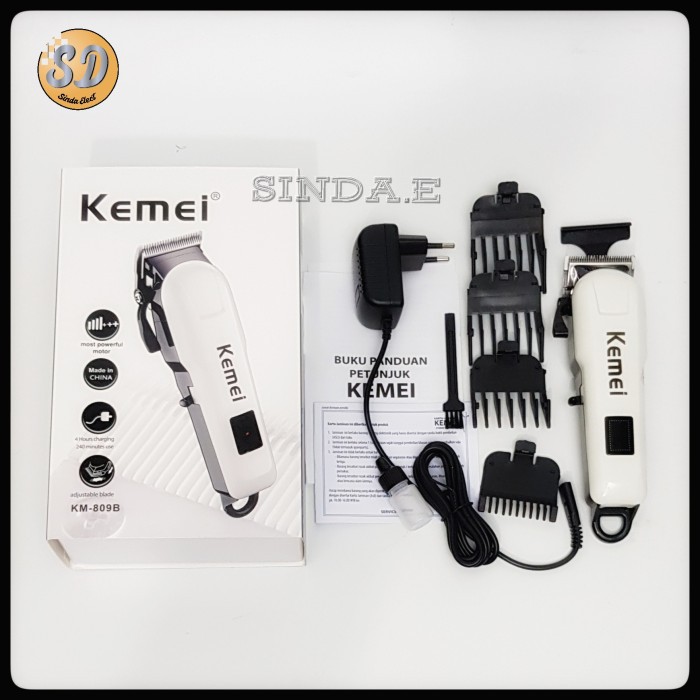 KEMEI 809B ALAT CUKUR RAMBUT CORDLESS CAS Super Taper 809 809A KM809B KM809A ORIGINAL