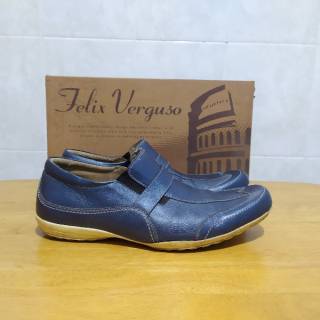  Sepatu  sneakers kulit  sapi original Felix Verguso made in 