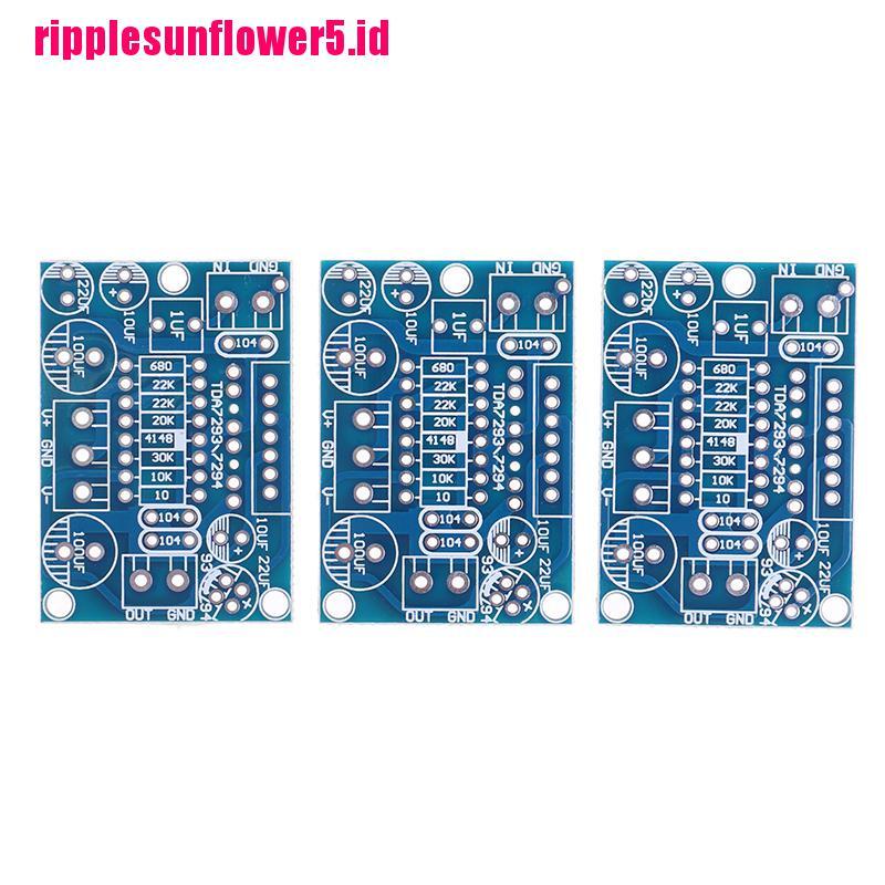 3pcs Papan Sirkuit PCB Bare Amplifier Mono Channel TDA7293