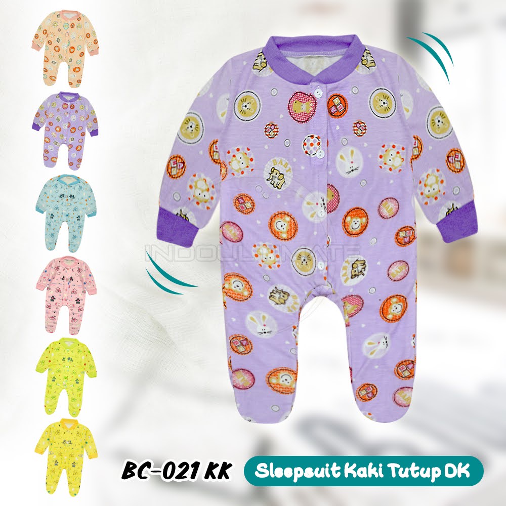 SNI Katun Baju Sleepsuit Jumpsuit jumper Piyama panjang tidur bayi kaki buka tutup Model baru 2023 Murah atasan kaos singlet romper bodysuit bayi paket kado hampers perlengkapan baju hangat bayi baru lahir laki laki perempuan newborn  BC-021KK BC-031KK