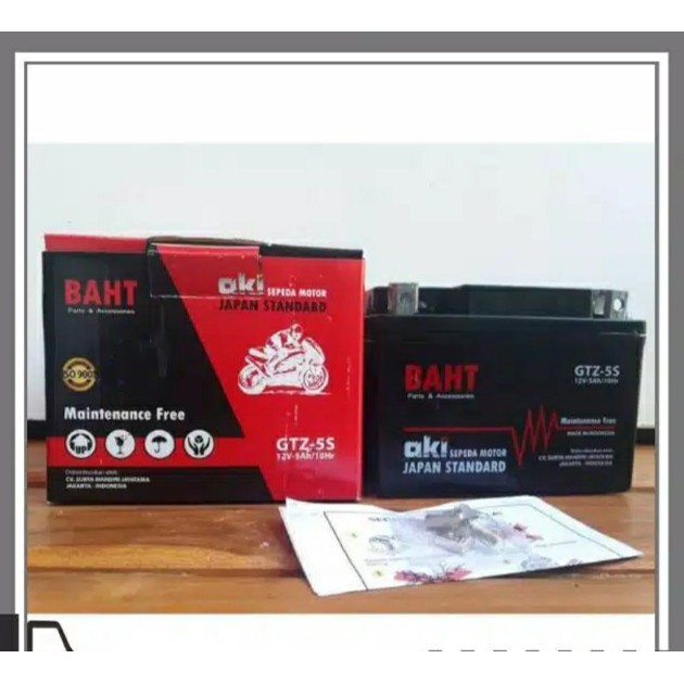 Aki Paling Paling murah BATH aki kering GTZ5 GTZ-5S GTZ 5 YTZ motor