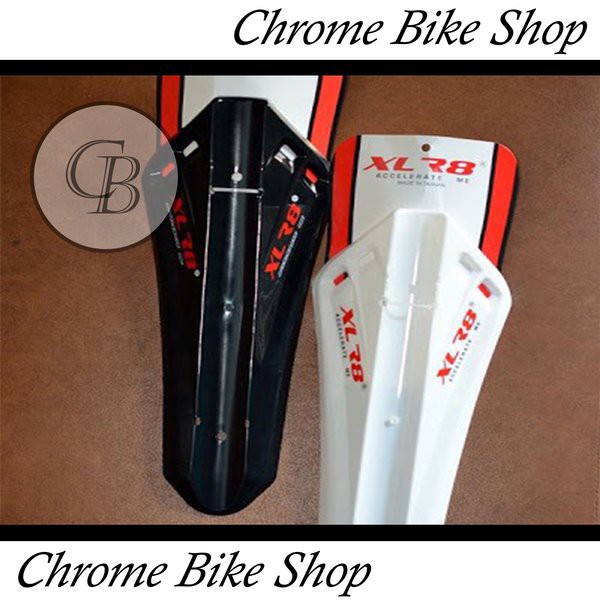 Garansi Fender Mudguard Spakbor MTB downtube hitam putih merah sepeda merk XLR8 Asli